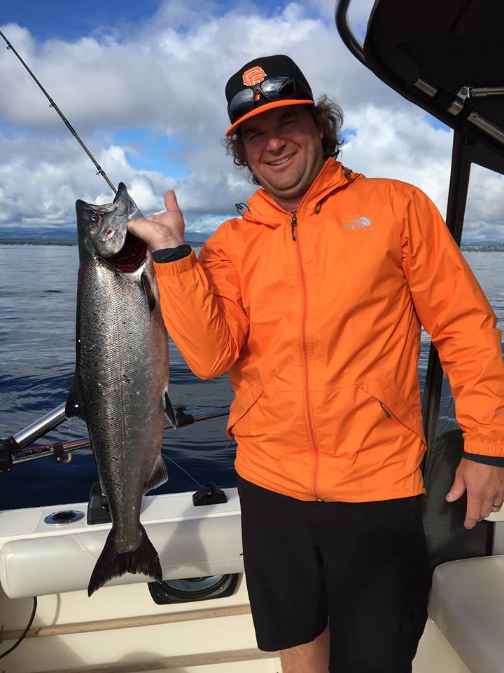 salmon fishing in BC Campbell River